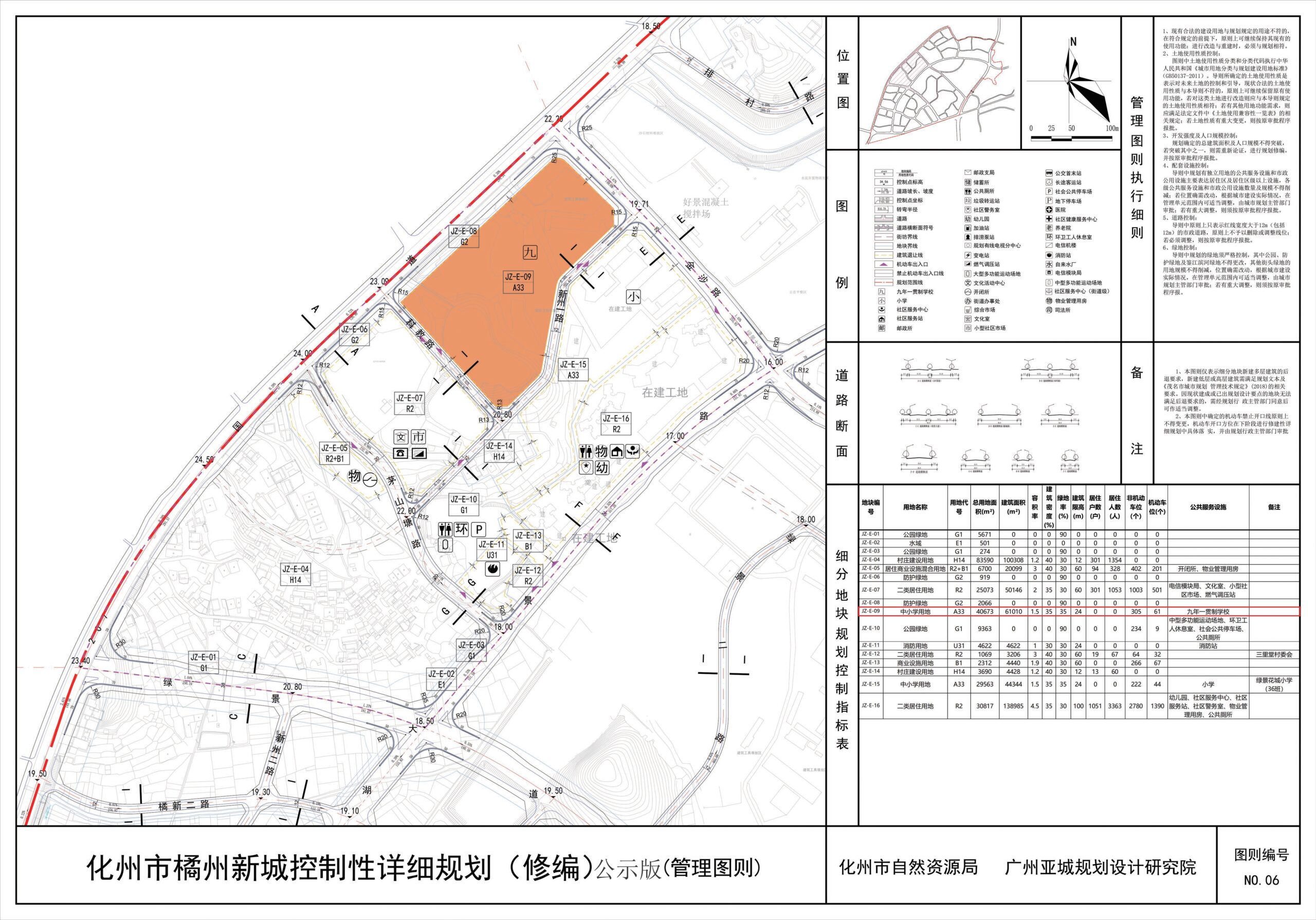 化州市绿景国际花城绿景花城小学二期修建性详细规划与设计方案批前公示 6